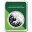 San Diego Zoo 1 oz Colorized Silver Penguin in TEP