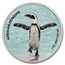 San Diego Zoo 1 oz Colorized Silver Penguin in TEP