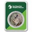 San Diego Zoo 1 oz Colorized Silver Rhinoceros in TEP