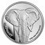 San Diego Zoo 1 oz Silver Round Elephant in TEP