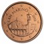 San Marino 1 Cent-2 Euro 8-Coin Euro Set BU