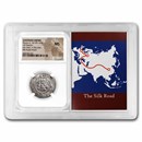 Sasanian Empire AR Drachm (591-628 AD) MS NGC (Vault)