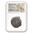 Sasanian Empire AR Drachm King Khusru II (591-628 AD) Fine NGC