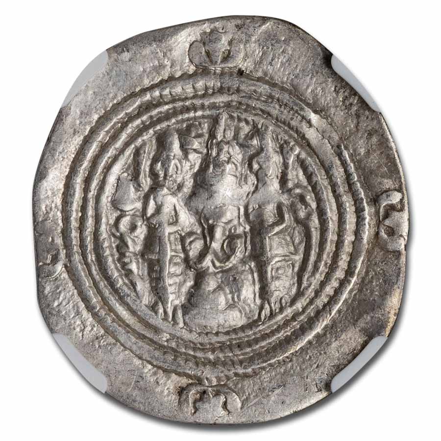 Buy 591-628 AD Sasanian Empire AR Drachm VF NGC | APMEX