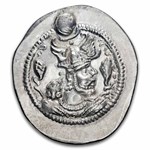 Sasanian Empire AR Drachm Peroz (457-484 AD) AU