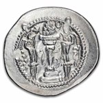 Sasanian Empire AR Drachm Peroz (457-484 AD) AU