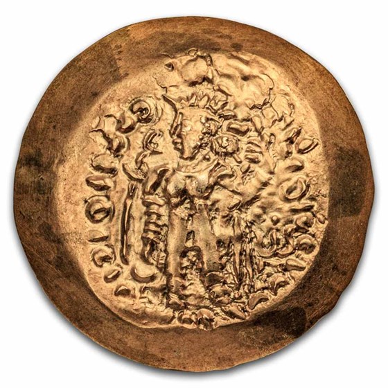 Sassinian Kings of India Gold Dinar (after 350 AD) AU