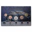 Sea Animal Coins from Around the World 5-Coin Set BU