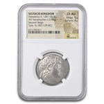 Seleucid AR Tetradrachm Demet. II (129-25 BC) Ch AU NGC (5/4)