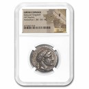 Seleucid Empire AR Drachm Antiochus I (281-261 BC) Fine NGC