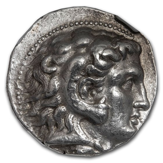 Seleucid Empire AR Tetradrachm Seleucus I (312-281 BC) Ch VF NGC Seleucid Empire AR Tetradrachm Seleucus I (312-281 BC) Ch VF NGC