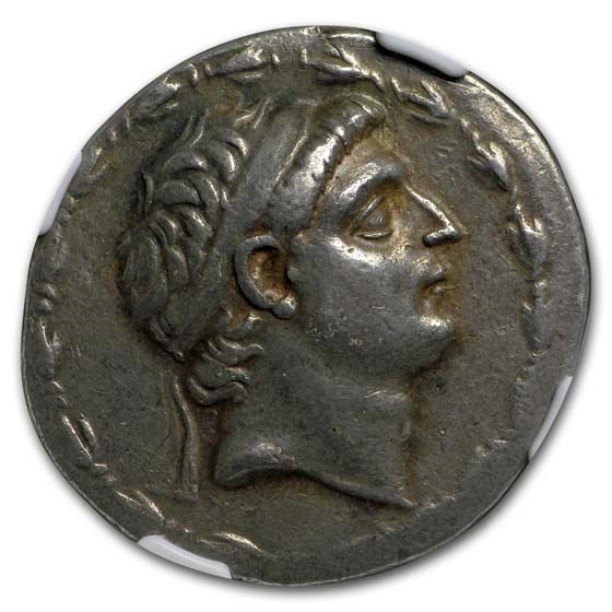 Seleucid Empire Silver Tetradrachm Demetrius I (162-150 BC) Ch VF Seleucid Empire Silver Tetradrachm Demetrius I (162-150 BC) Ch VF