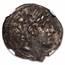 Seleucid Kingdom AR Drachm Alexander I (152-145 BC) AU NGC