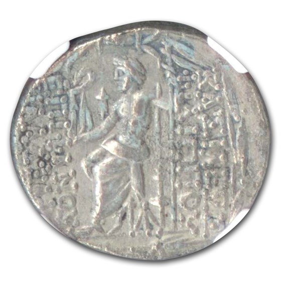 Seleucid Kingdom Philip I Silver Tetradrachm (95-75 BC) XF NGC Seleucid Kingdom Philip I Silver Tetradrachm (95-75 BC) XF NGC