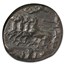 Sicily, Syracuse Silver Decadrachm (405-370 BC) Ch VF NGC