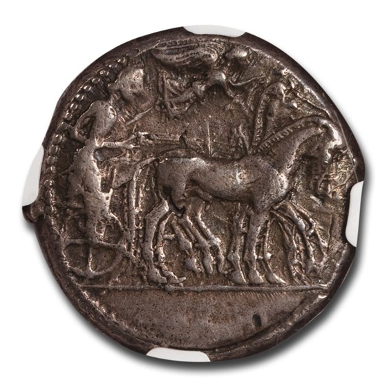 Buy Sicily Syracuse Silver Tetradrachm (480475 BC) VF NGC APMEX