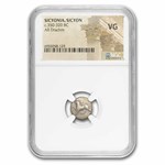 Sicyonia, Sicyon AR Silver Drachm (350-320 BC) VG NGC
