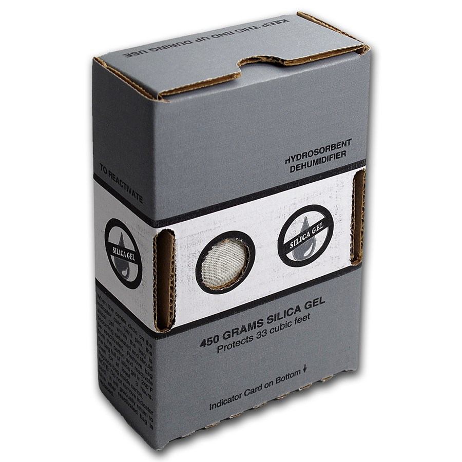 Silica Gel - Dehumidifier Crystals (450 Gram Desiccant Box)