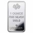Silver 999 – 1 Oz Standard Rectangular Ingot – Fortuna USA