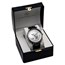 Silver American Buffalo Leather Watch