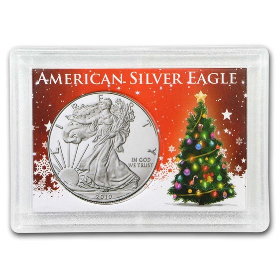 Silver American Eagle Harris Holder (Christmas Tree) Silver American Eagle Harris Holder (Christmas Tree)