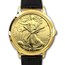 Silver American Liberty Gold Tone Watch