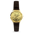 Silver American Liberty Gold Tone Watch