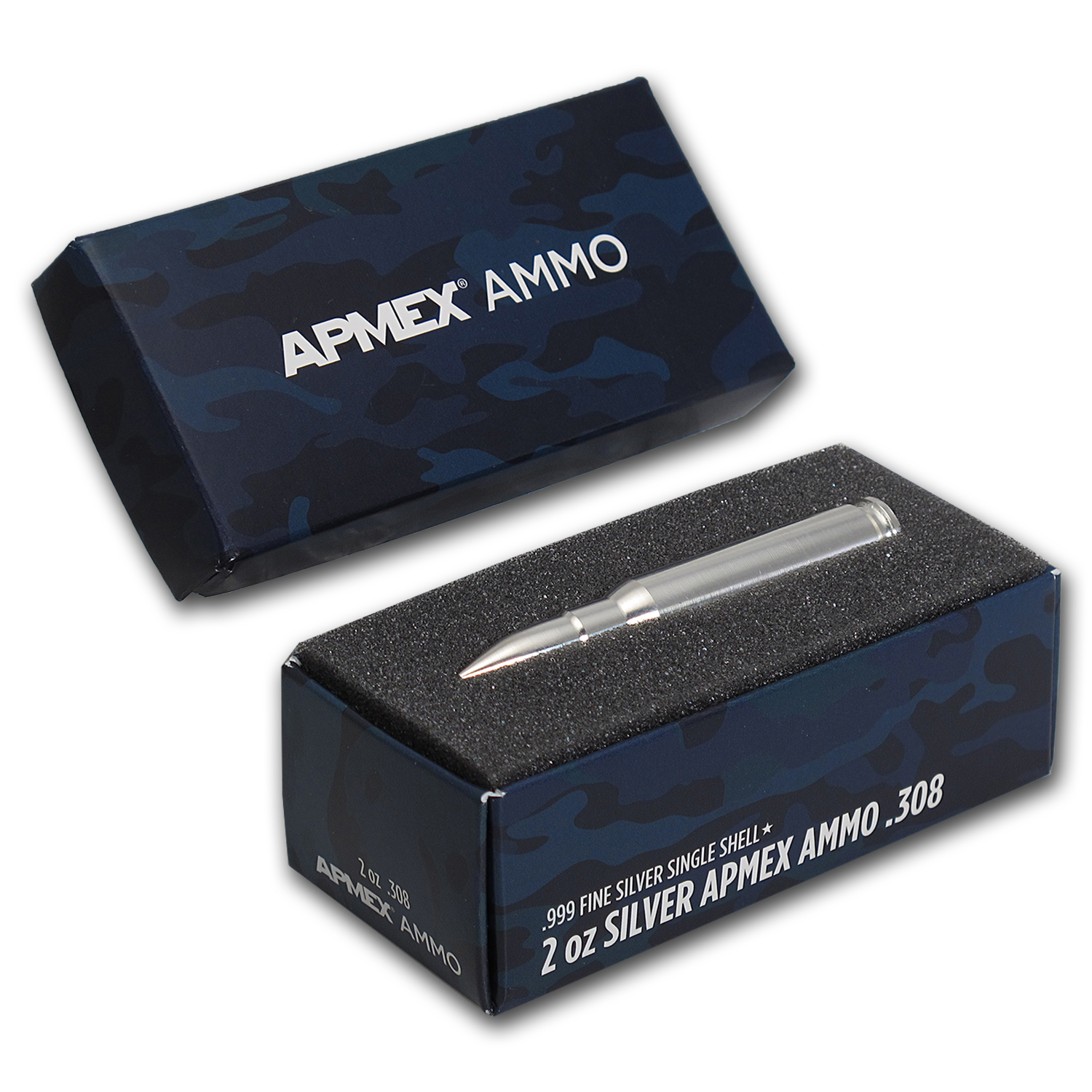 Silver Bullets Collection APMEX - Silver Bullet Variety Pack - 1 oz, 2 oz, 5 oz, 10 oz Ammo