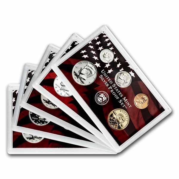 Buy Silver Proof Set (Random Year, Plastic Only) APMEX