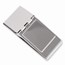 Silver-tone Hinged Money Clip