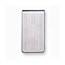 Silver-tone Money Clip - Stripe