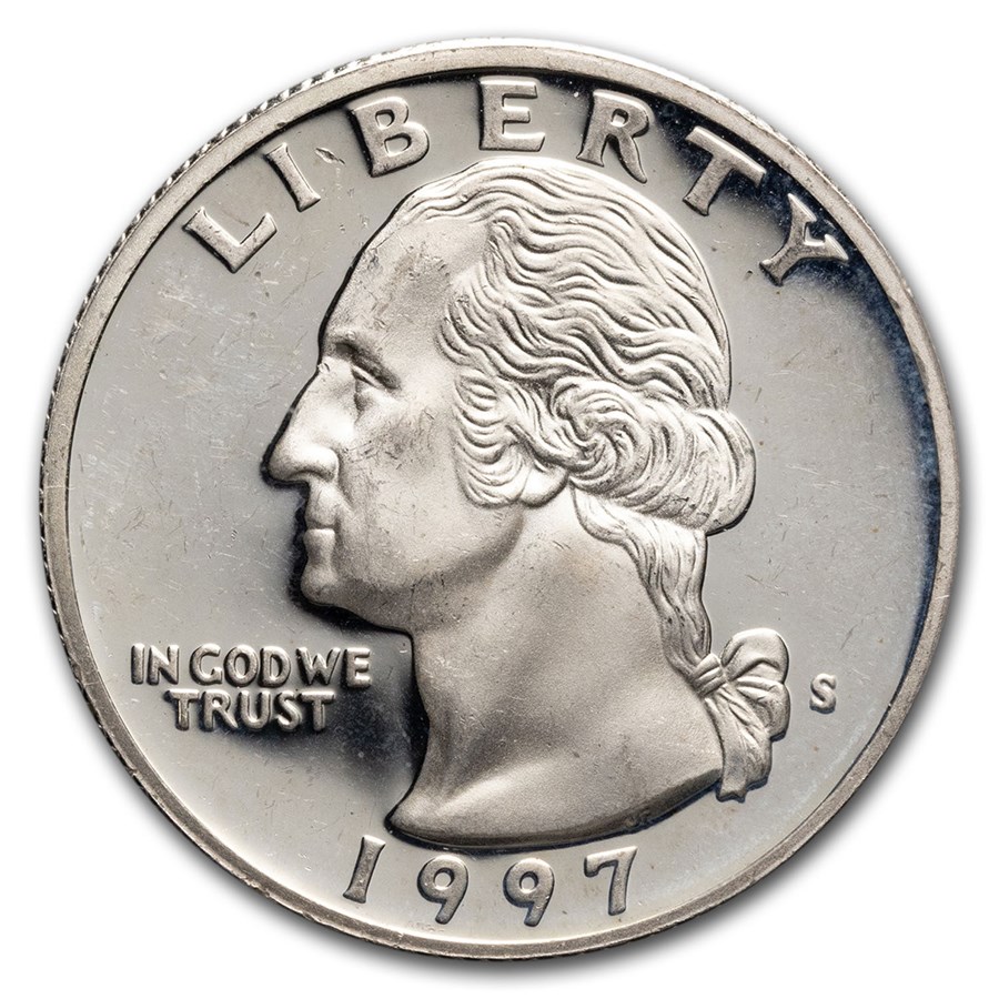 Silver Washington Quarters - Impaired Proof (Random)