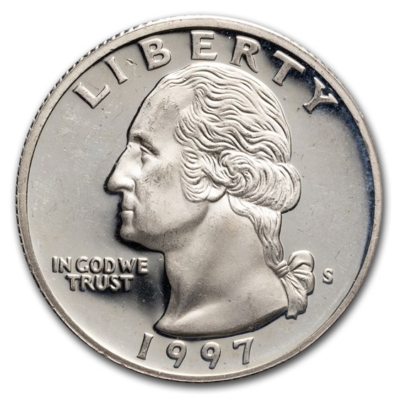 Silver Washington Quarters - Impaired Proof (Random) Silver Washington Quarters - Impaired Proof (Random)