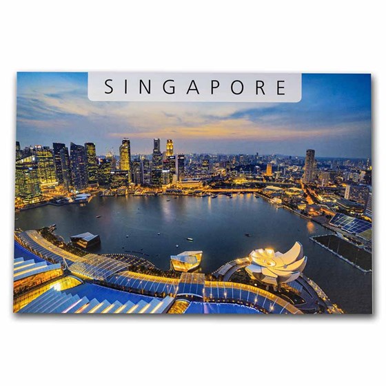 Singapore Ship 4-Banknote Set Unc