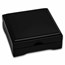 Single Coin Wood Presentation Box- Fits Up to 51 mm (Black Matte)