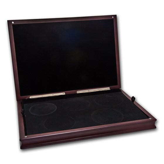 Single-Tier Wood Display Box for 5-Coin ATB sets Single-Tier Wood Display Box for 5-Coin ATB sets
