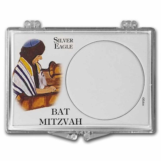 Snap-Lock Holder - Bat Mitzvah (Silver Eagle) Snap-Lock Holder - Bat Mitzvah (Silver Eagle)