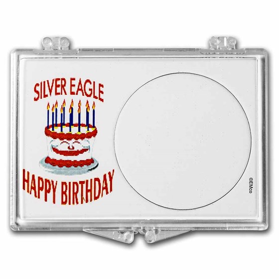 Snap-Lock Holder - Birthday Cake (Silver Eagle)
