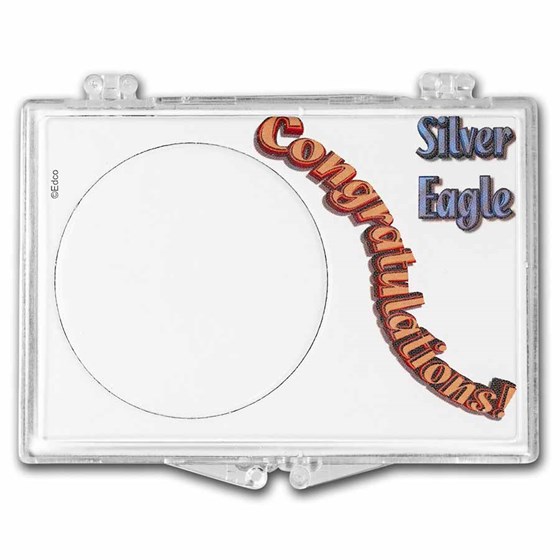 Snap-Lock Holder - Congratulations (Silver Eagle)