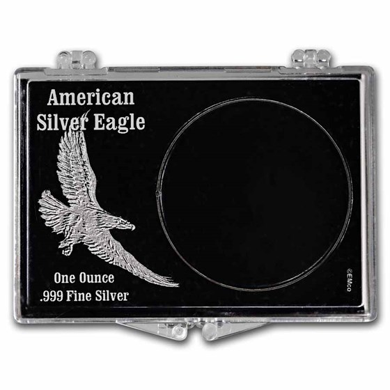 Snap-Lock Holder - Embossed Eagle (Silver Eagle)