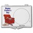 Snap-Lock Holder - Father's Day Dog on Recliner (Silver Eagle)