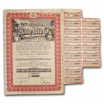 Société Des Mines D'or Kilo-Moto Bond Certificate (Red)