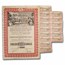 Société Des Mines D'or Kilo-Moto Bond Certificate (Red)