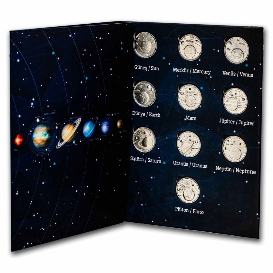 Coin Solar System Design Buy Solar System 10-Coin Set | APMEX