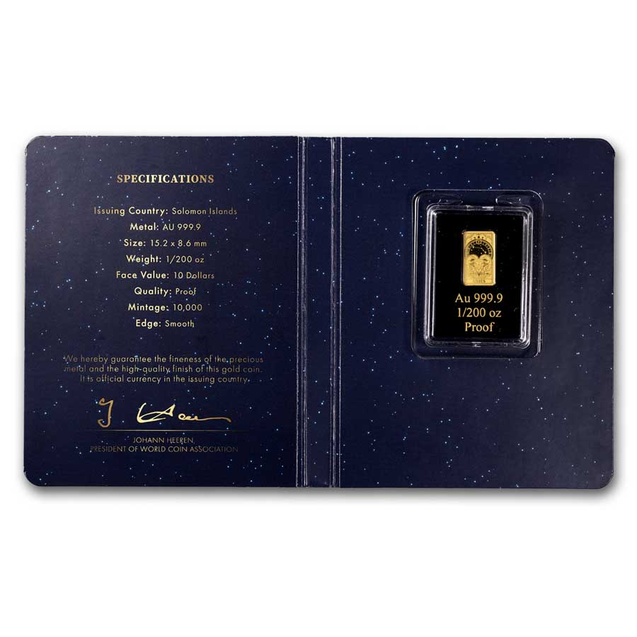 Solomon Islands 1/200 oz Gold Zodiac Ingot (Aries) | eBay