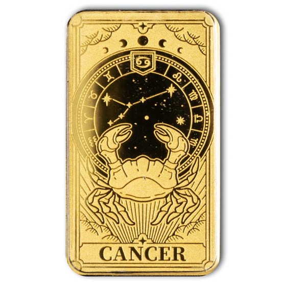 Solomon Islands 1/200 oz Gold Zodiac Ingot (Cancer) Solomon Islands 1/200 oz Gold Zodiac Ingot (Cancer)