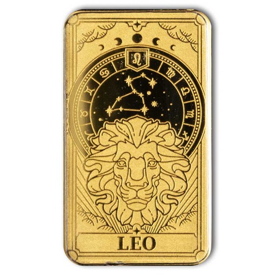 Solomon Islands 1/200 oz Gold Zodiac Ingot (Leo) Solomon Islands 1/200 oz Gold Zodiac Ingot (Leo)