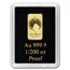Solomon Islands 1/200 oz Gold Zodiac Ingot (Sagittarius)