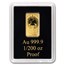 Solomon Islands 1/200 oz Gold Zodiac Ingot (Scorpio)