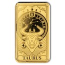 Solomon Islands 1/200 oz Gold Zodiac Ingot (Taurus)